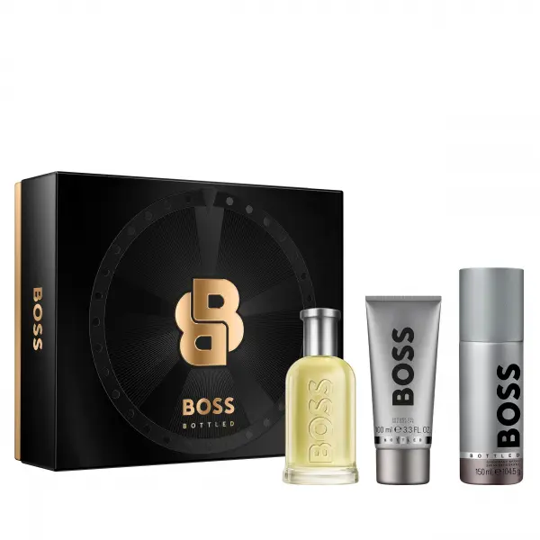 Hugo Boss Bottled dárkový set (toaletní voda 100 ml + sprchový gel 100 ml + deodorant 150 ml) 1 ks