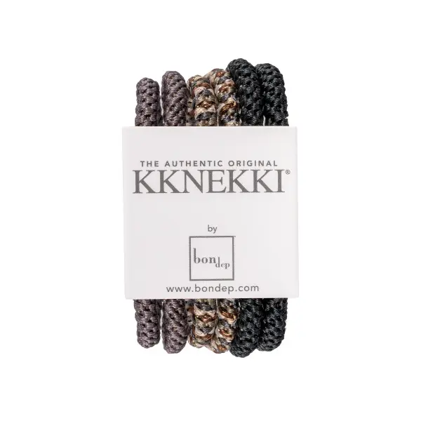 KKNEKKI Slim Bundle 4 set tenkých gumiček do vlasů 1 ks