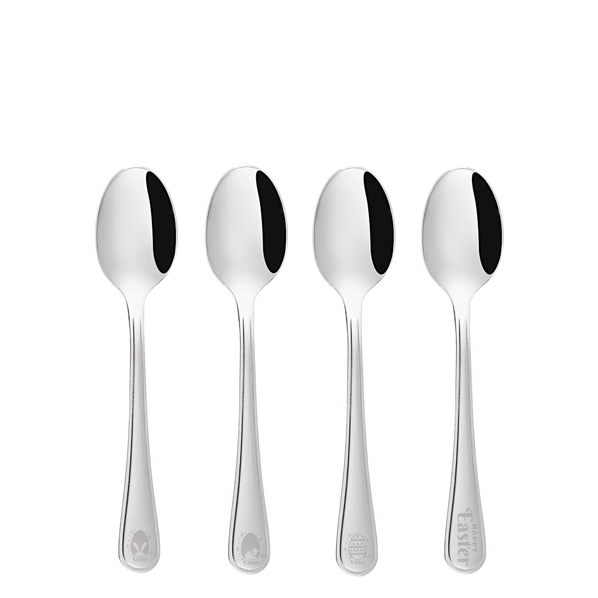 Set kávových lžiček 4 ks s velikonočním laserem - Roma - 103023