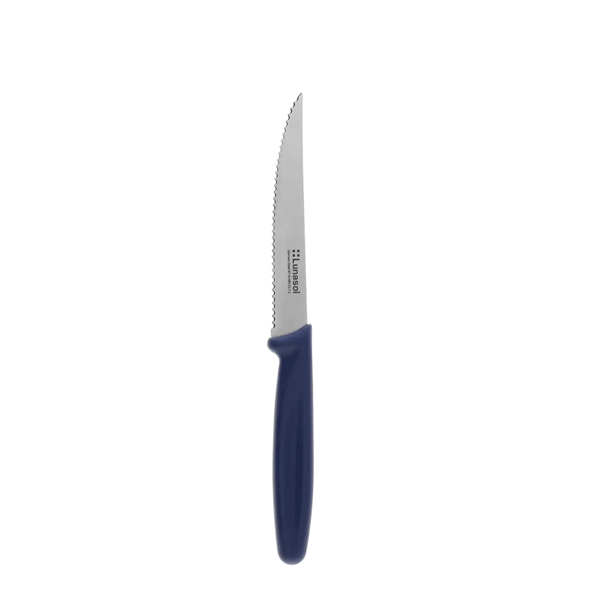 Steakový nůž s vroubkovaným ostřím 11,2 cm — Master Blue - 105643