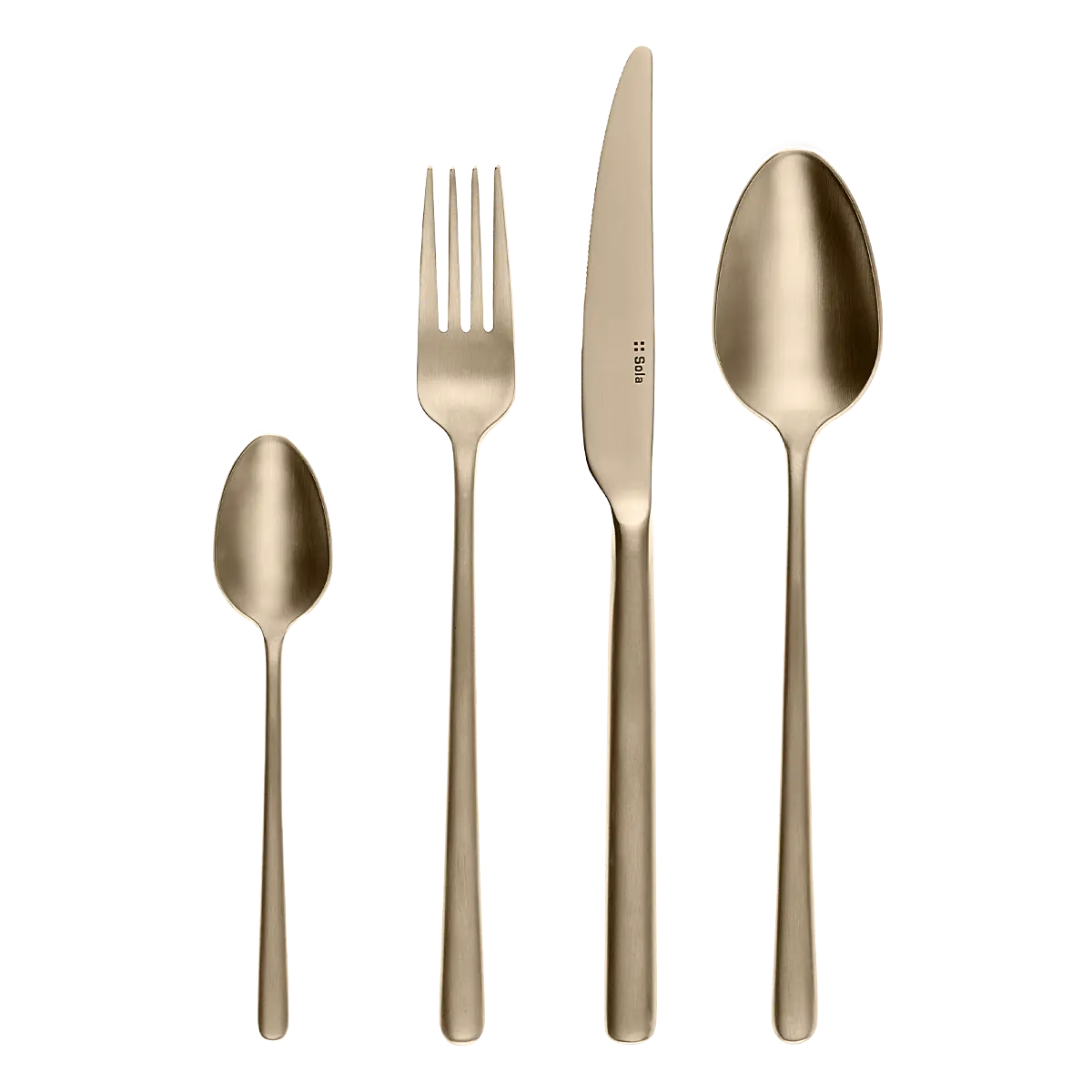 Příborový set 16 ks — Calgary PVD champagne matný - 120827