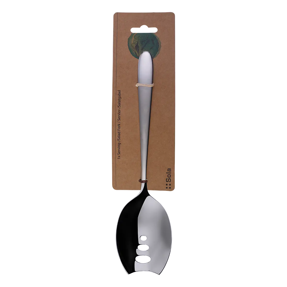 Servírovací/salátová vidlička v závěsném boxu - Basic Alpha - 129382