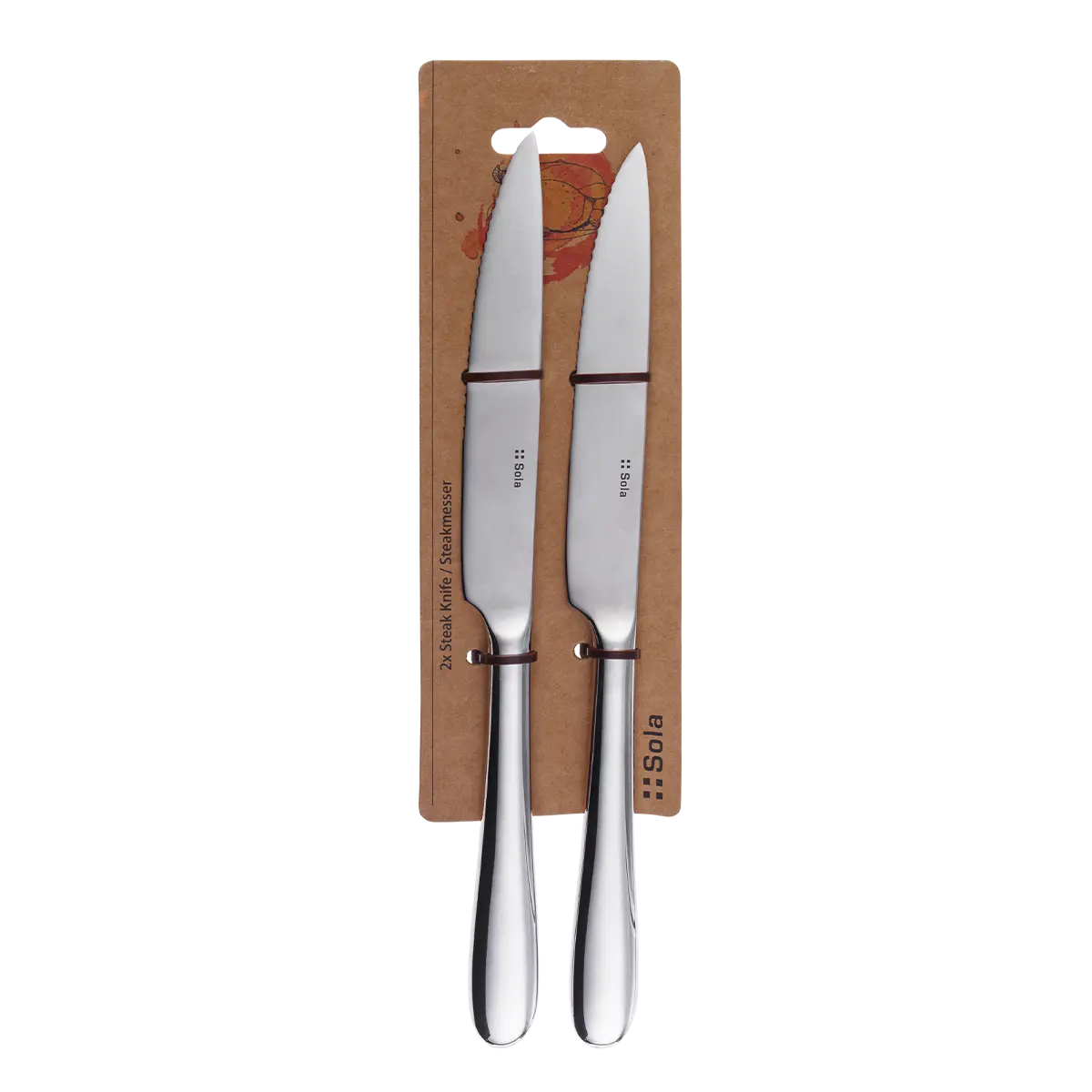 Steakové nože set 2 ks – Basic Alpha - 130703