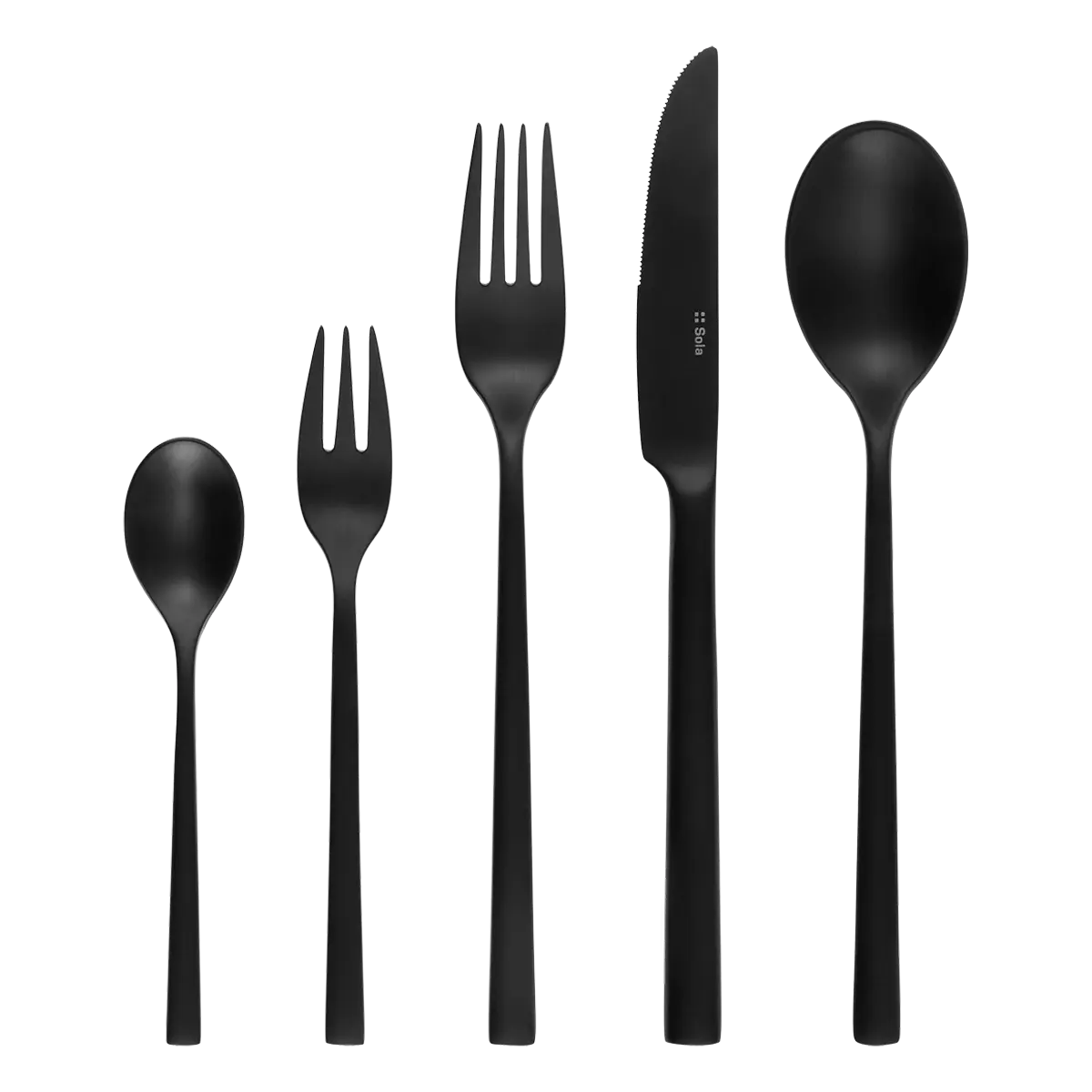 Příborový set 30 ks — Living PVD černý matný - 133839