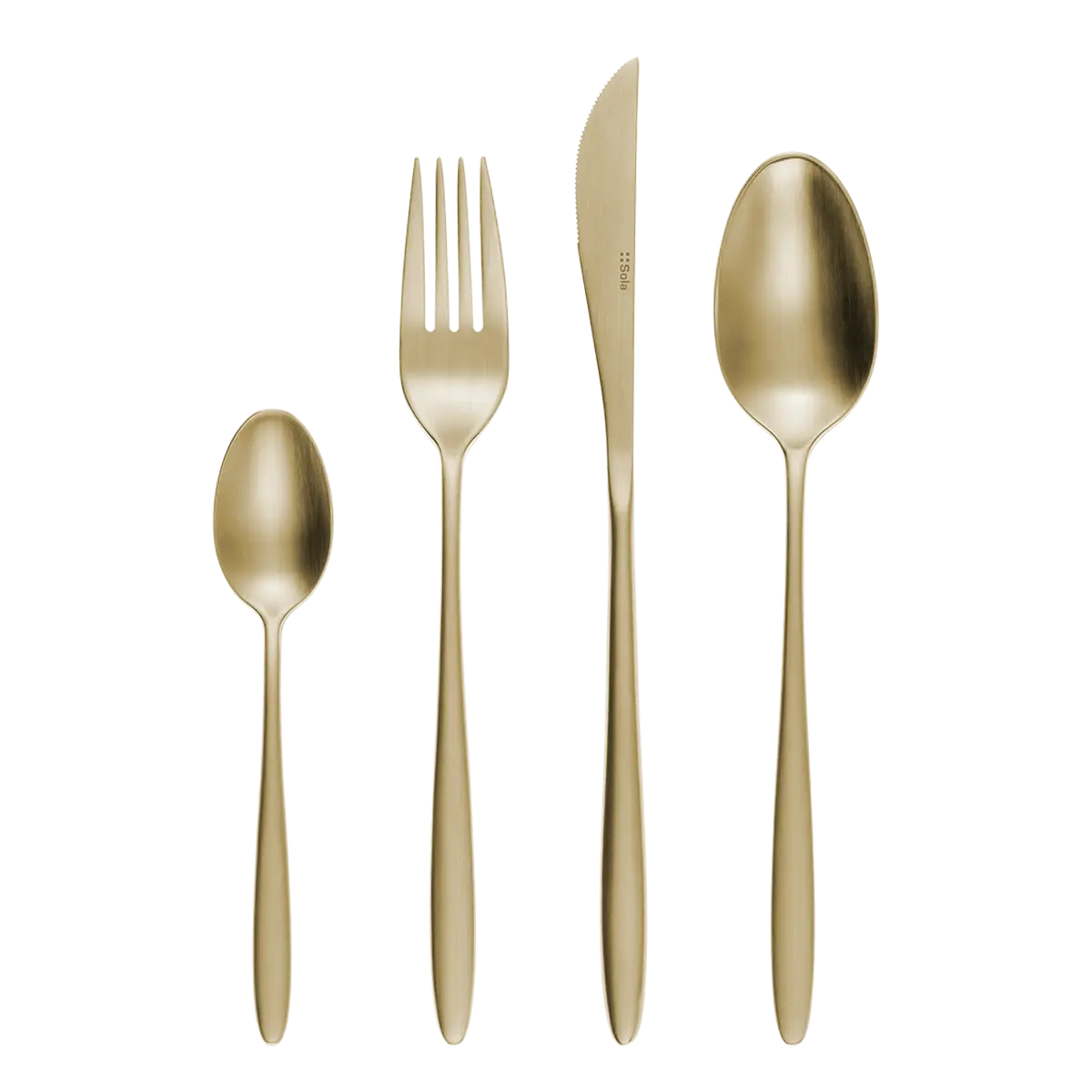 Příborový set 16 ks — Vivo PVD Champagne matný - 140301
