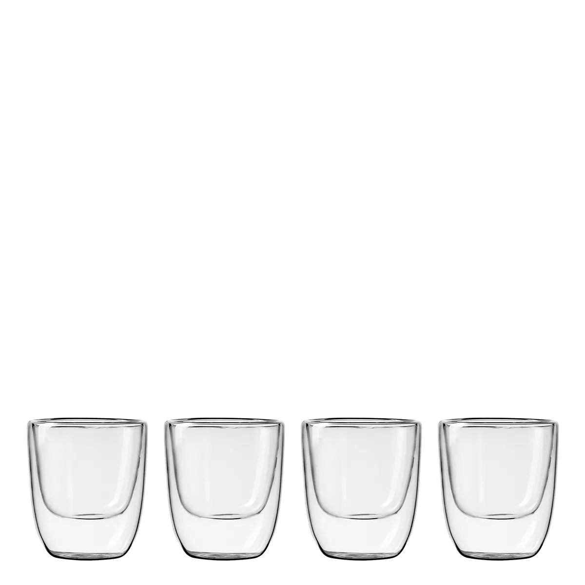 Pohár BASIC Glas Double Wall 250 ml - set 4 ks - 321237