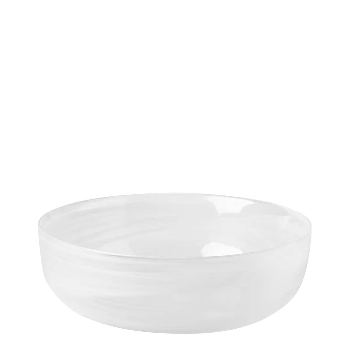 Miska bílá 21 cm – Elements Glass - 321909