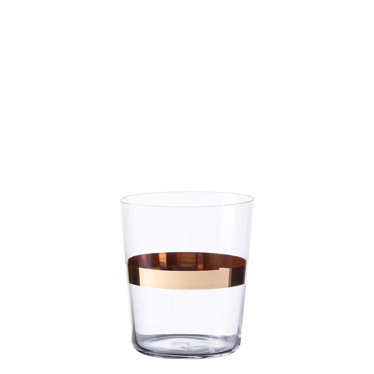 Poháry Tumbler s pruhem ve zlaté barvě 440 ml set 6 ks – 21st Century Glas Lunasol META Glass - 322174