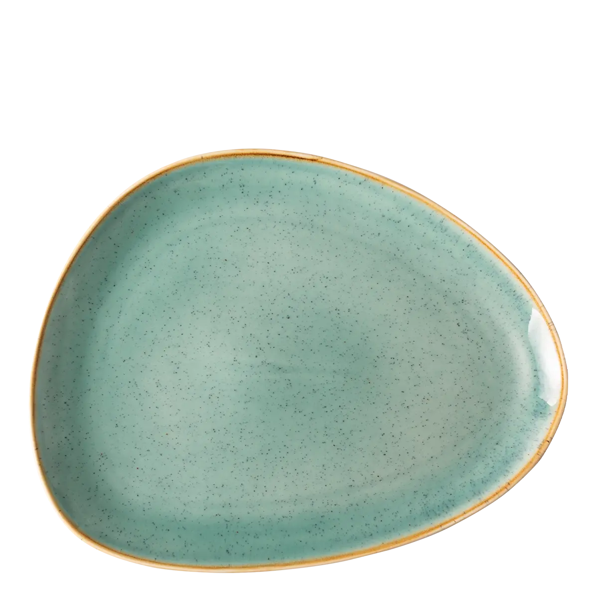 Talíř Triangle Sand tyrkysový 30 cm – Gaya - 451963