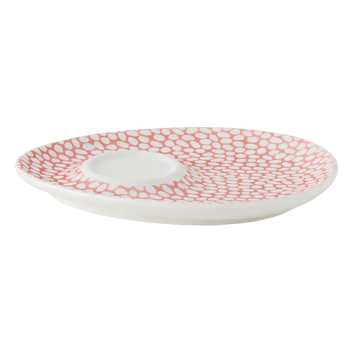 Mokka podšálek Flow strukturovaný skin/bílý - 491185