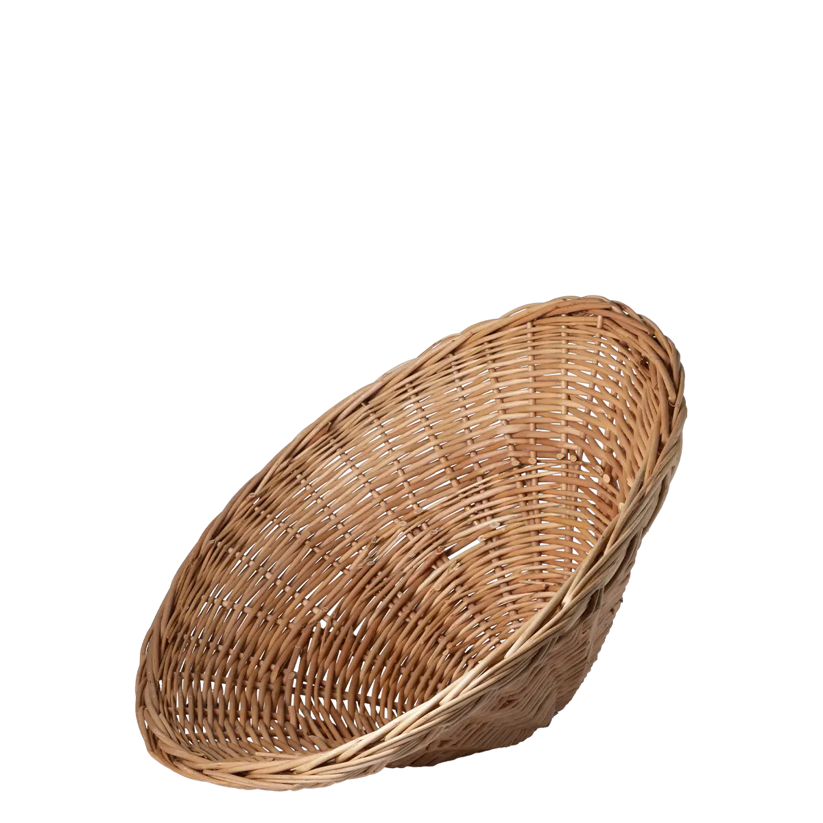 Kulatý proutěný košík na chléb Ø 50 cm H: 20 cm — Flow Wicker - 593680