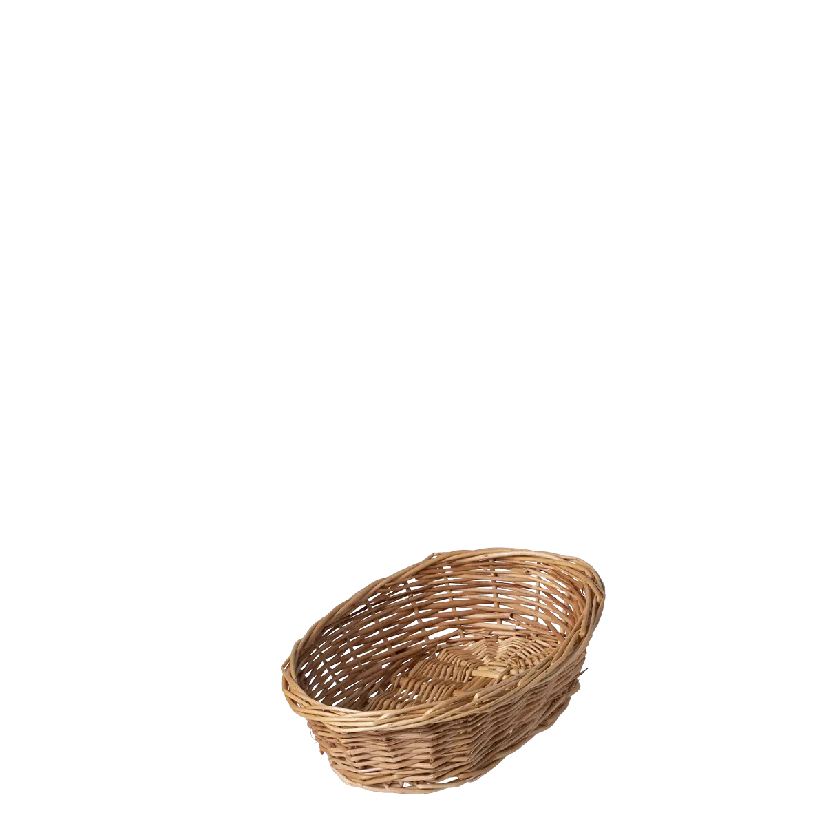 Oválný proutěný košík na chléb 28 × 22 × 8 cm — Flow Wicker - 593681