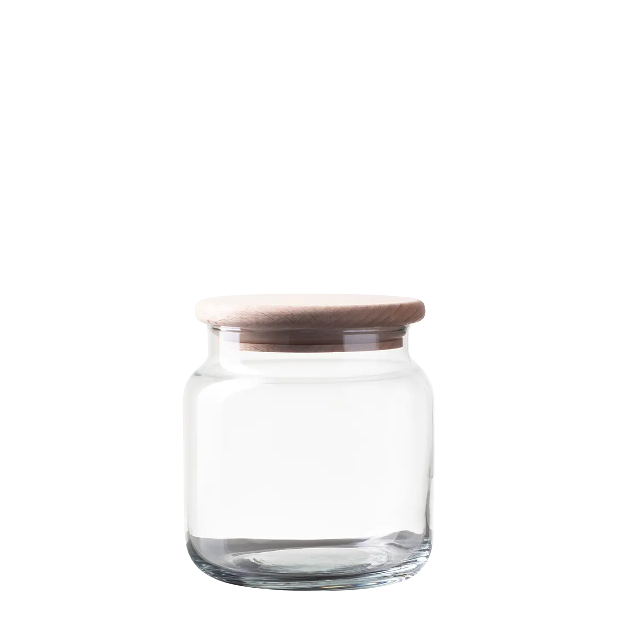 Skleněná nádoba s víkem 0,6 l — Basic Kitchen - 593765