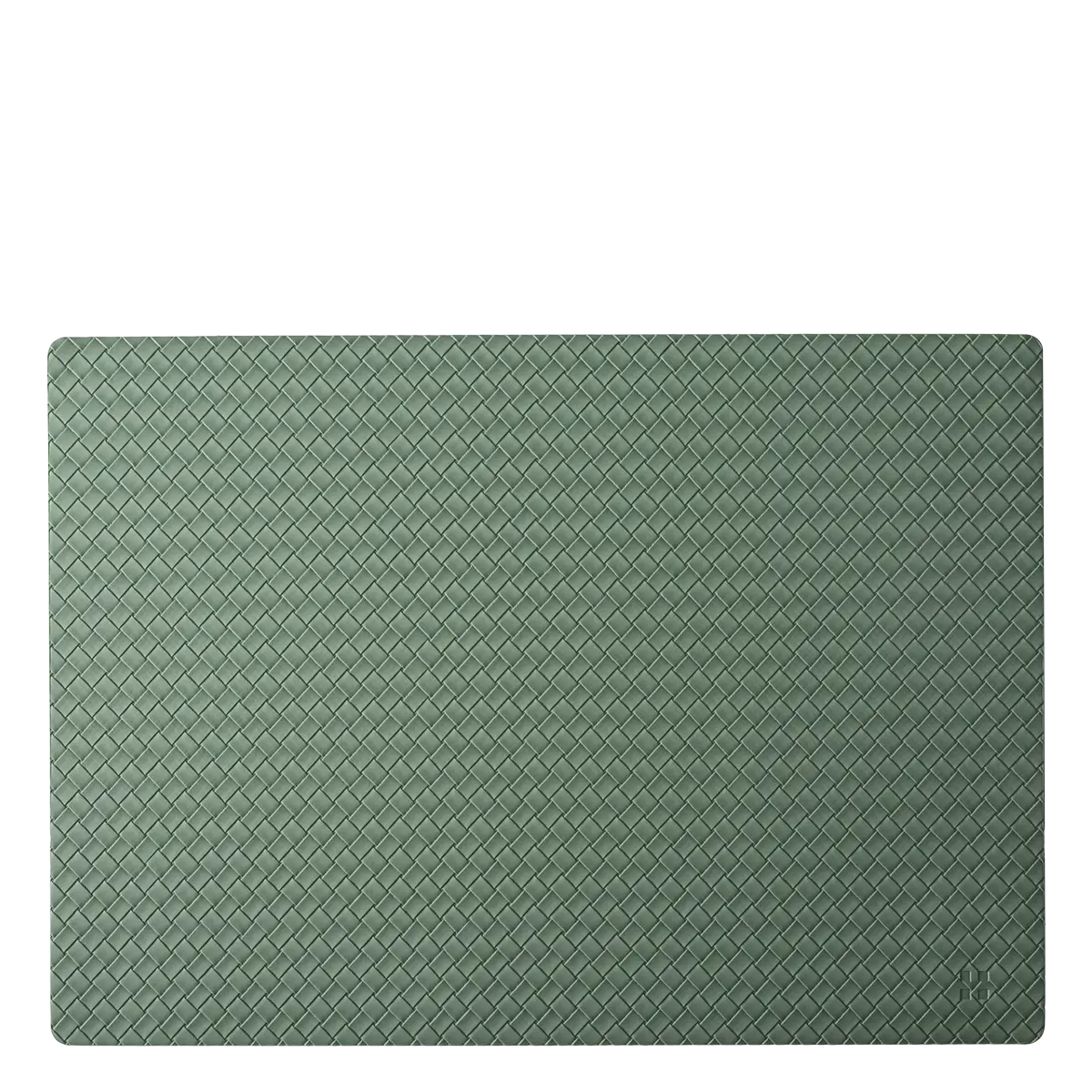 Obdĺžnikové prestieranie PVC olivové – Elements Ambiente Braid - 593946