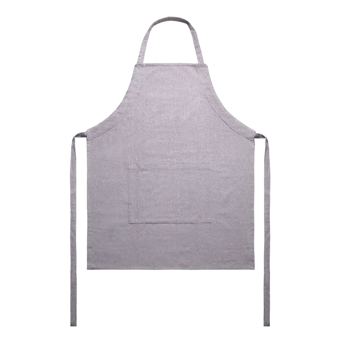 Světle šedá bavlněná zástěra 70 x 85 cm — Basic Ambiente - 596418