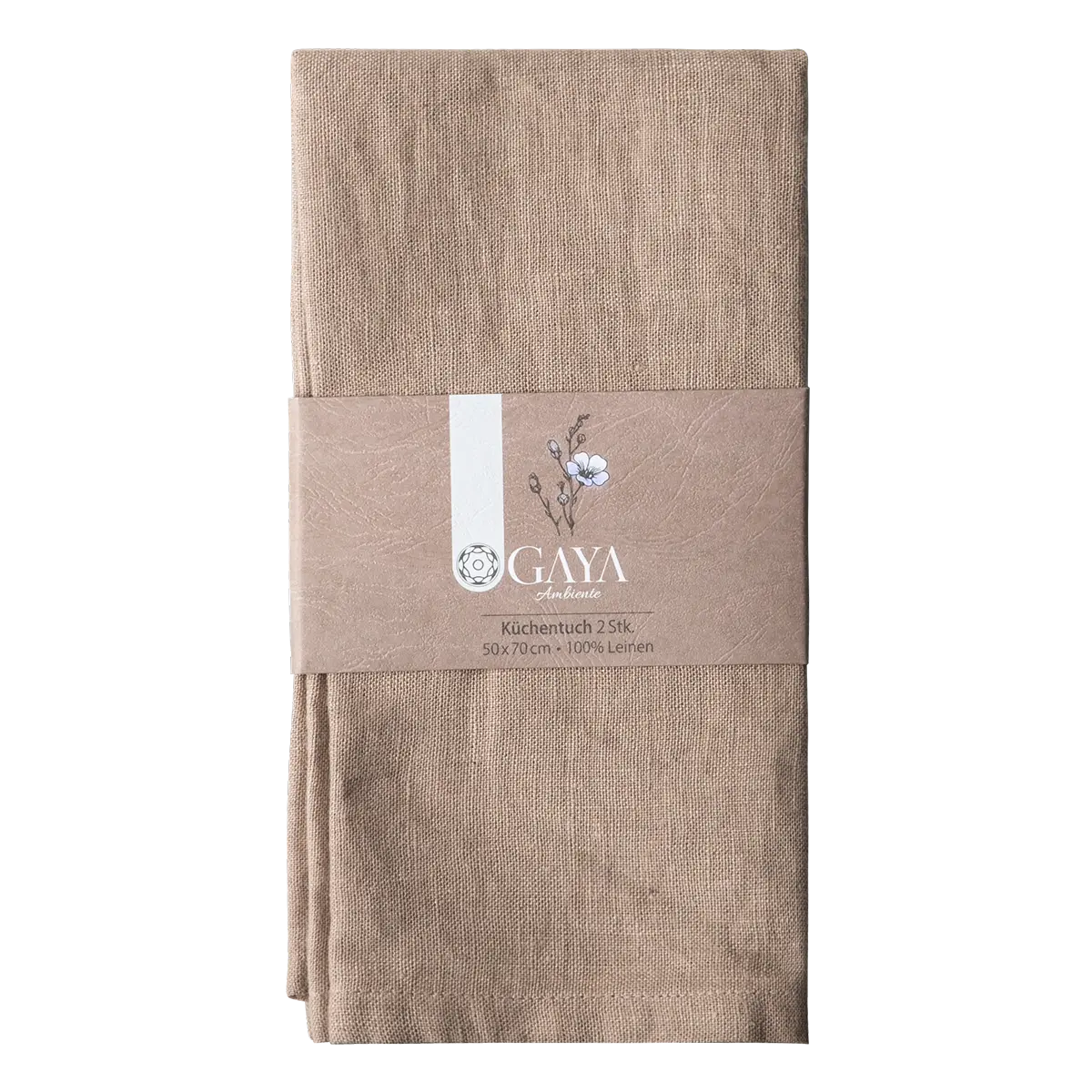 Bronzová kuchyňská utěrka 50 x 70 cm 2 ks — Gaya Ambiente - 596436