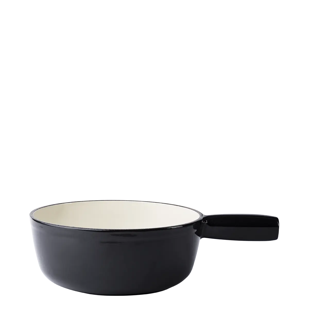 Litinový fondue hrnec smaltovaný černý ø 22 cm — Jupiter Lunasol - 601295