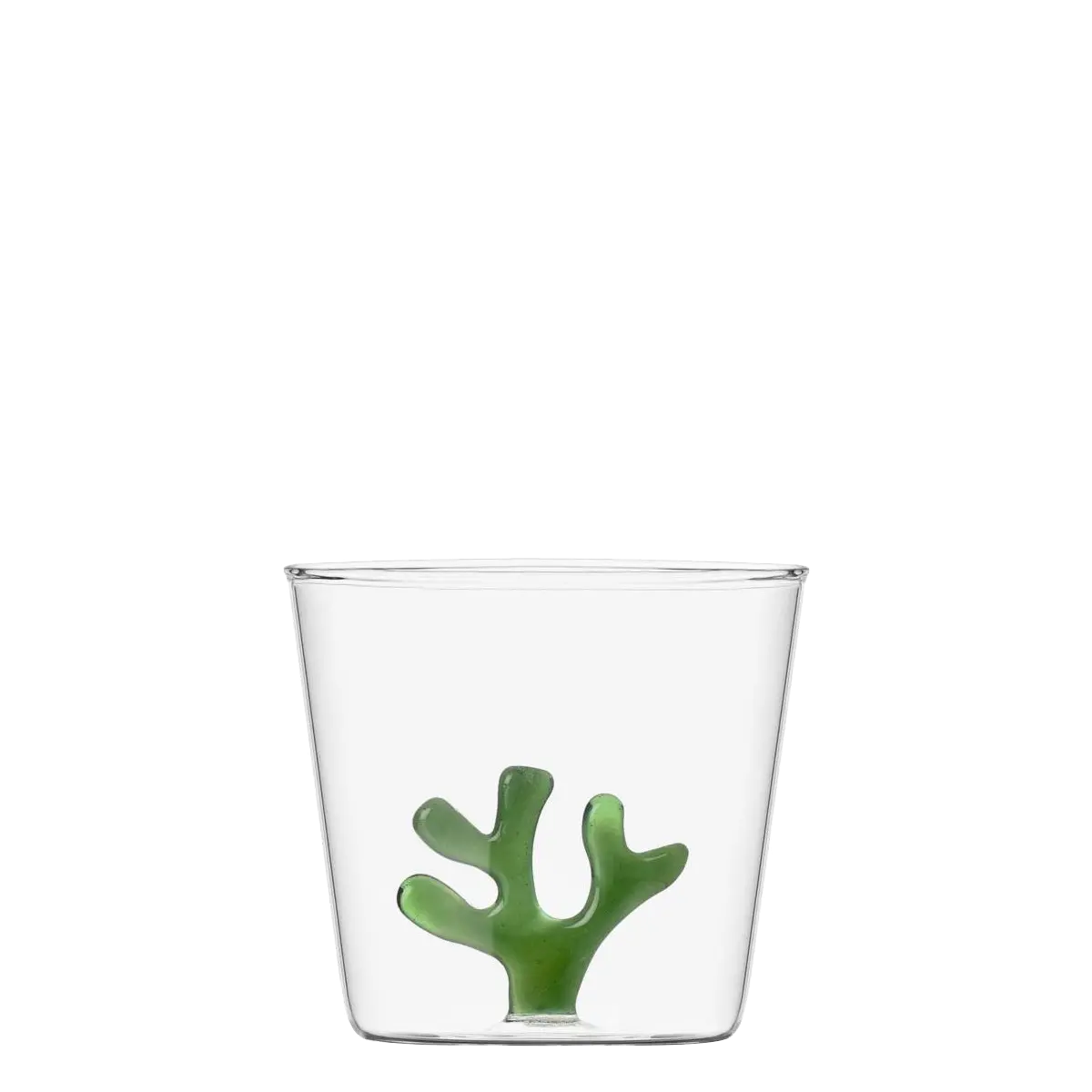 Pohár se zeleným korálem 350 ml - 983057