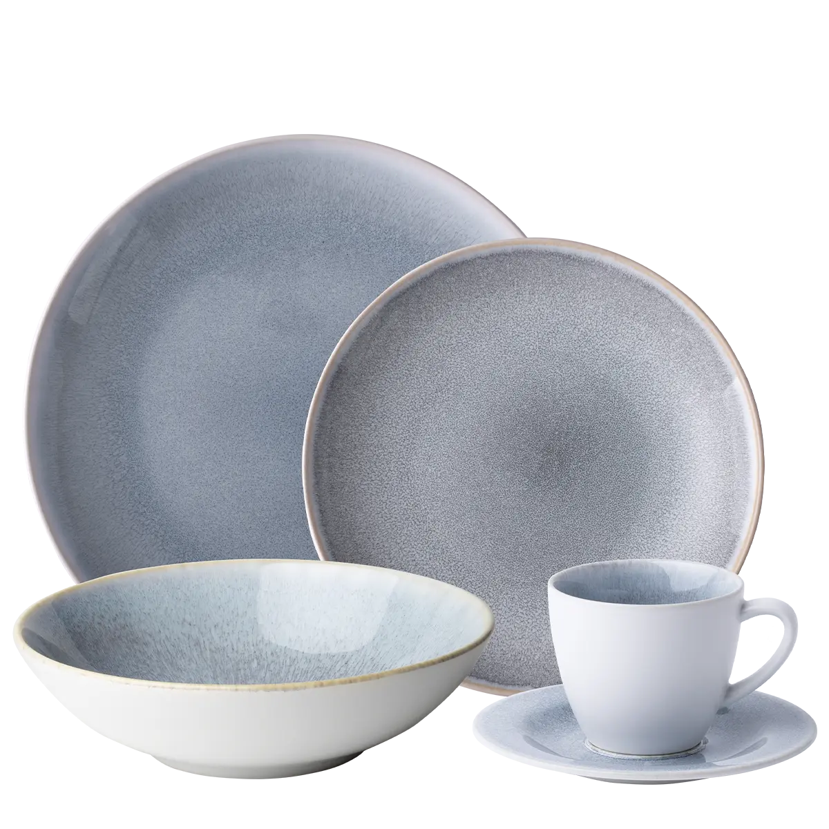 Porcelánová sada 20 ks — Gaya Atelier Glacial Ice Lunasol - W0107