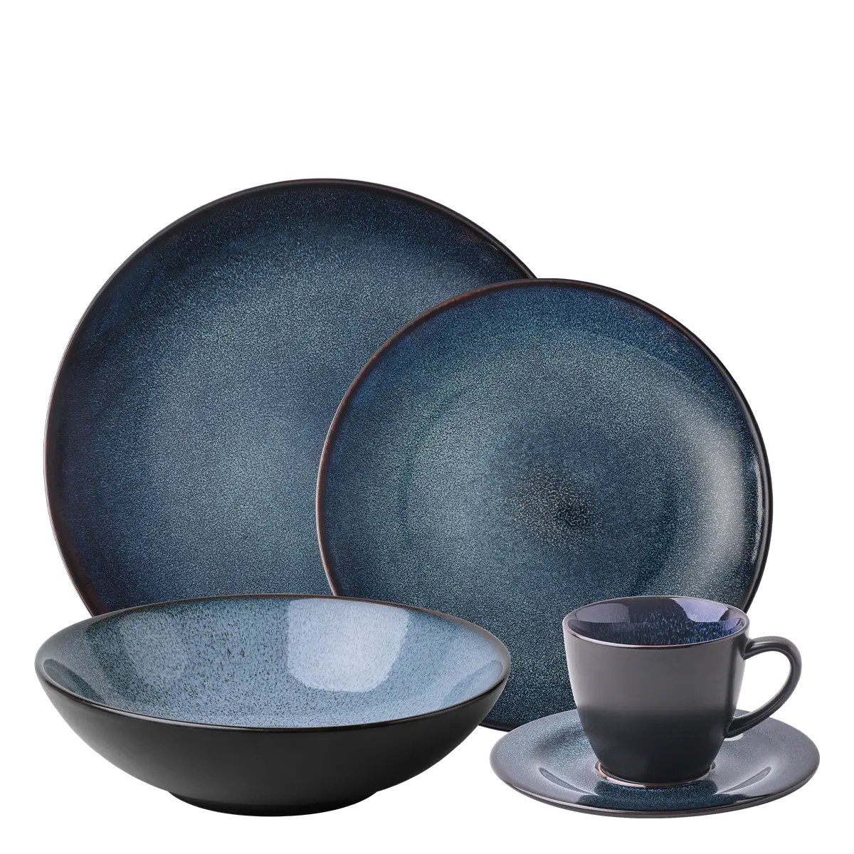 Porcelánová sada 20 ks — Gaya Atelier Night Sky Lunasol - W0108