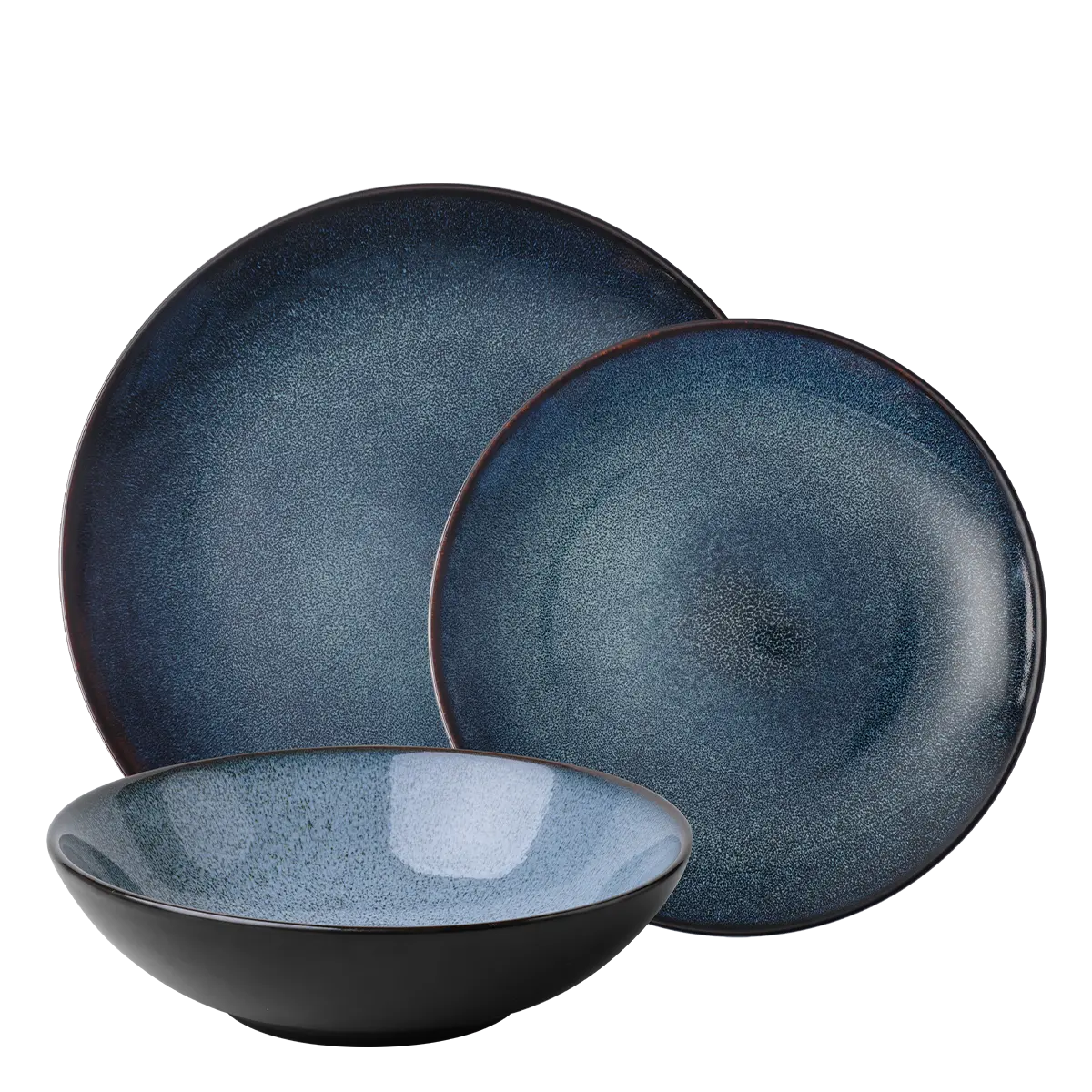 Porcelánový set 12 ks — Gaya Atelier Night Sky - W0148