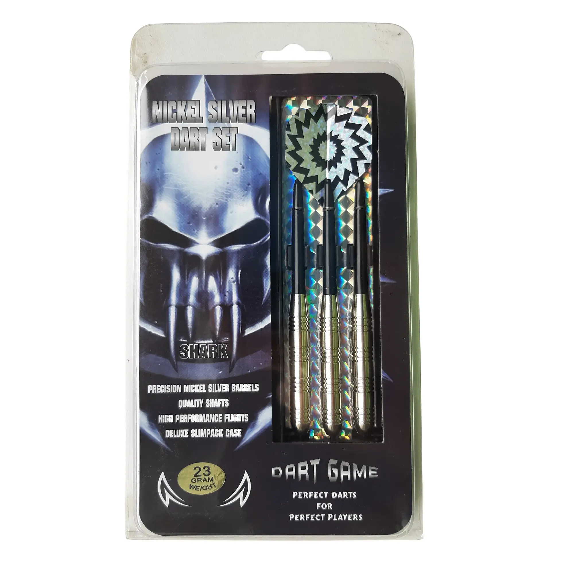 Šipky MASTER Shark Nickel-Brass 3ks - steeltip 23g