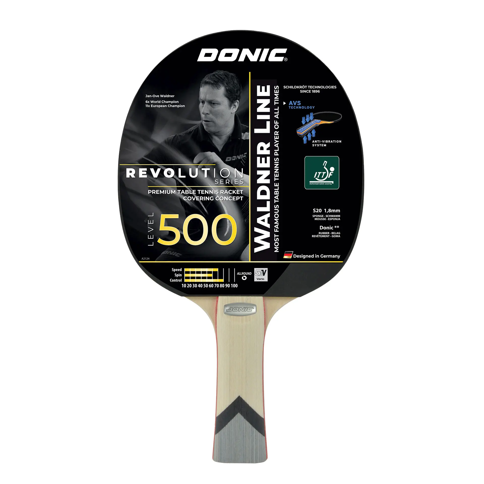 Pálka na stolní tenis DONIC Waldner 500