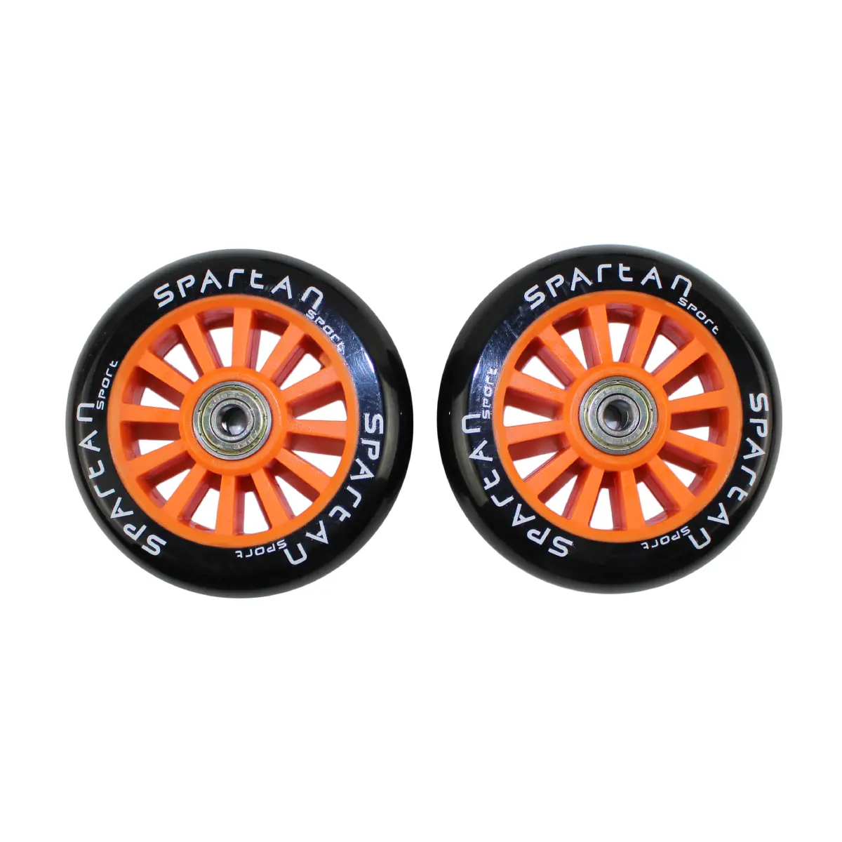 Náhradní kolečka na koloběžky SPARTAN Stunt 100 mm - oranžové