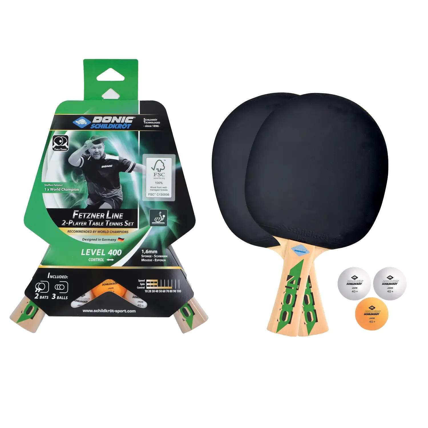 Set na stolní tenis DONIC Fetzner 400 set FSC