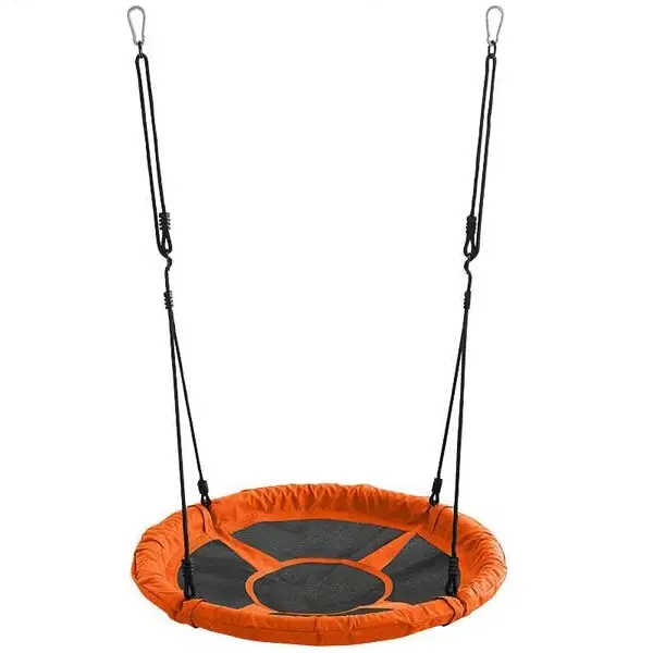 Zahradní houpačka SPARTAN Fun Ring 95 cm - oranžová