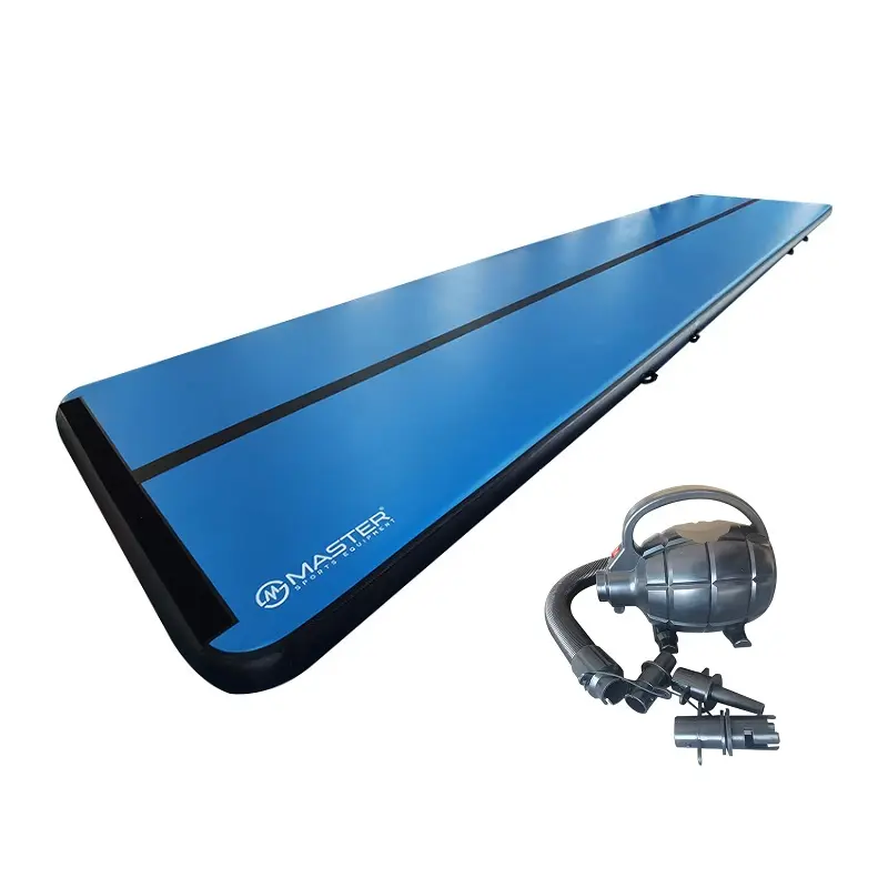 Airtrack MASTER S-Pro nafukovací žíněnka 1000 x 200 x 20 cm - modro - černá