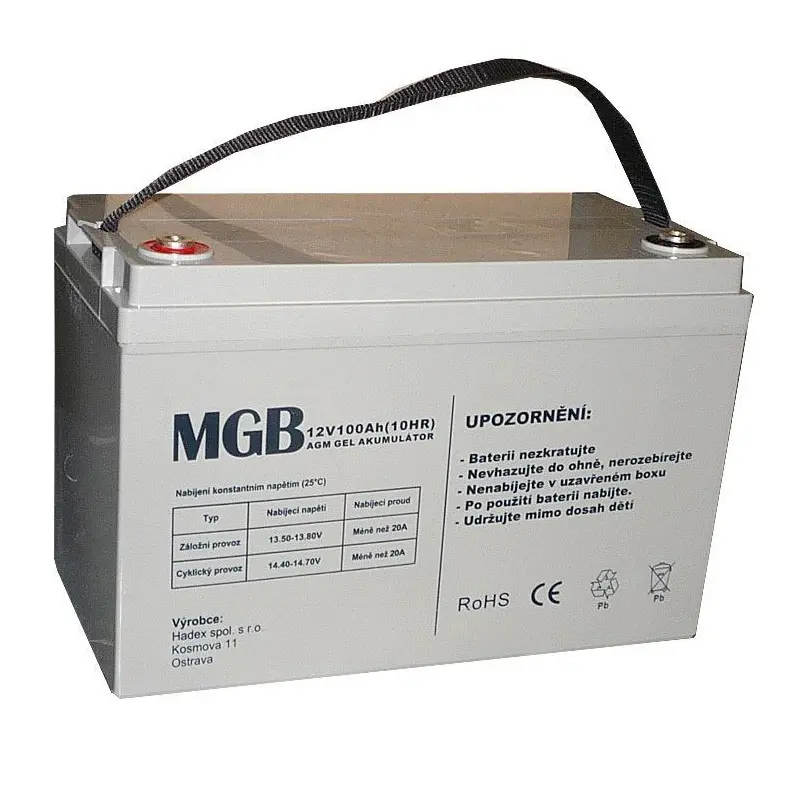 Trakční akumulátor JYC DG100-12 AGM VRLA GEL 12V/100Ah