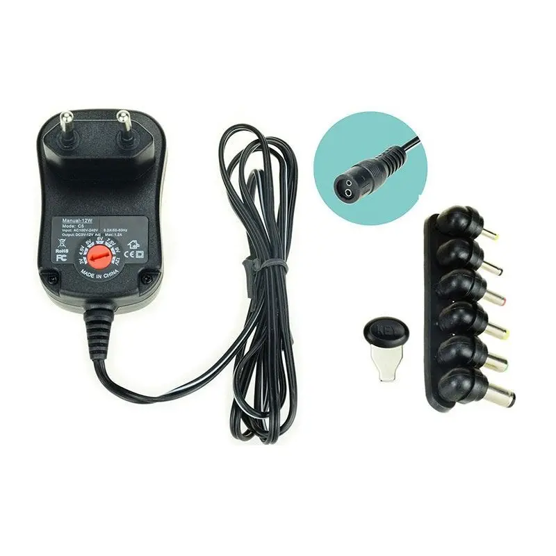Adaptér univerzální k fitness strojům 3-12 V - 1A