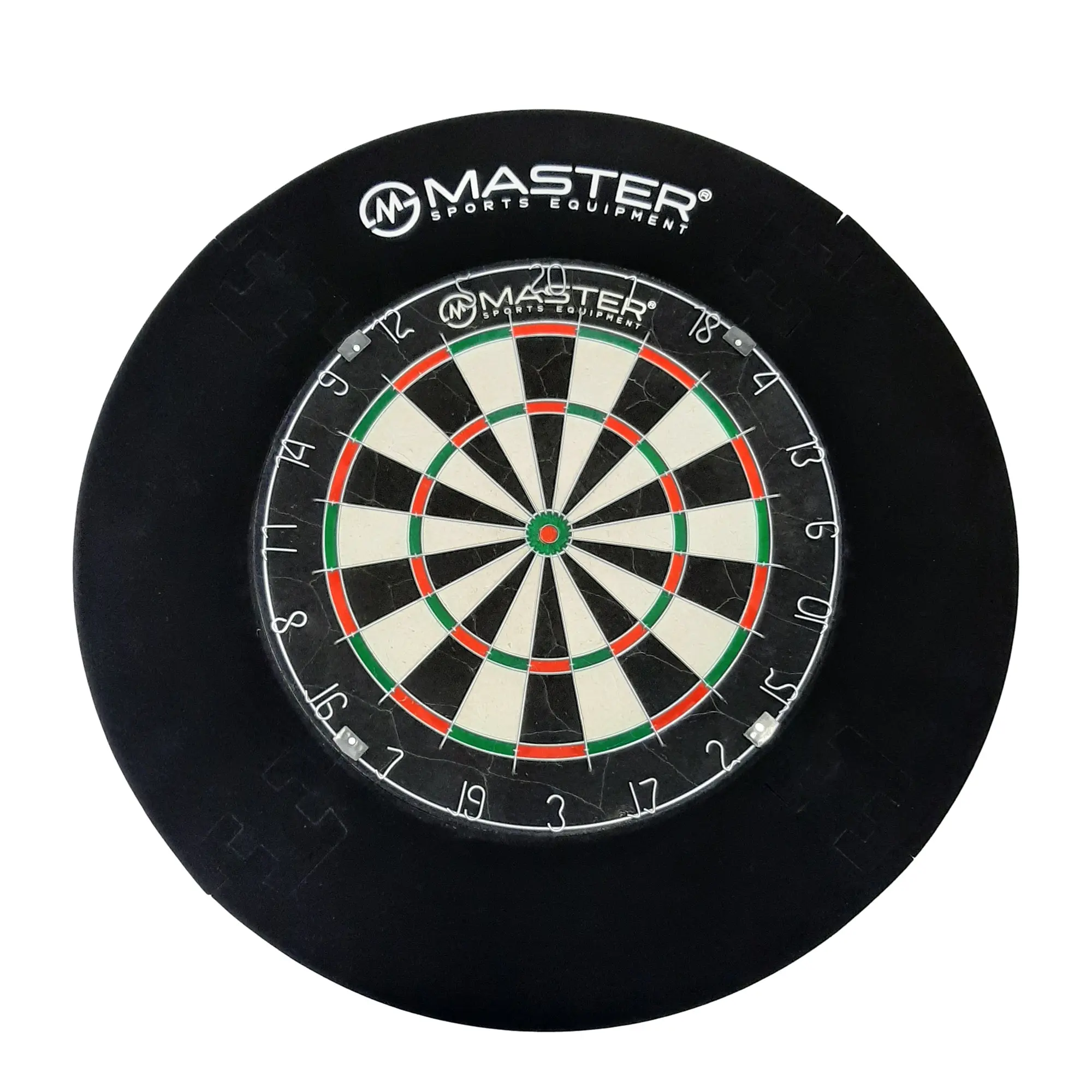 Akční set - sisalový terč MASTER Grande Brazil 45 cm + okruží k terči MASTER - 4 dílné