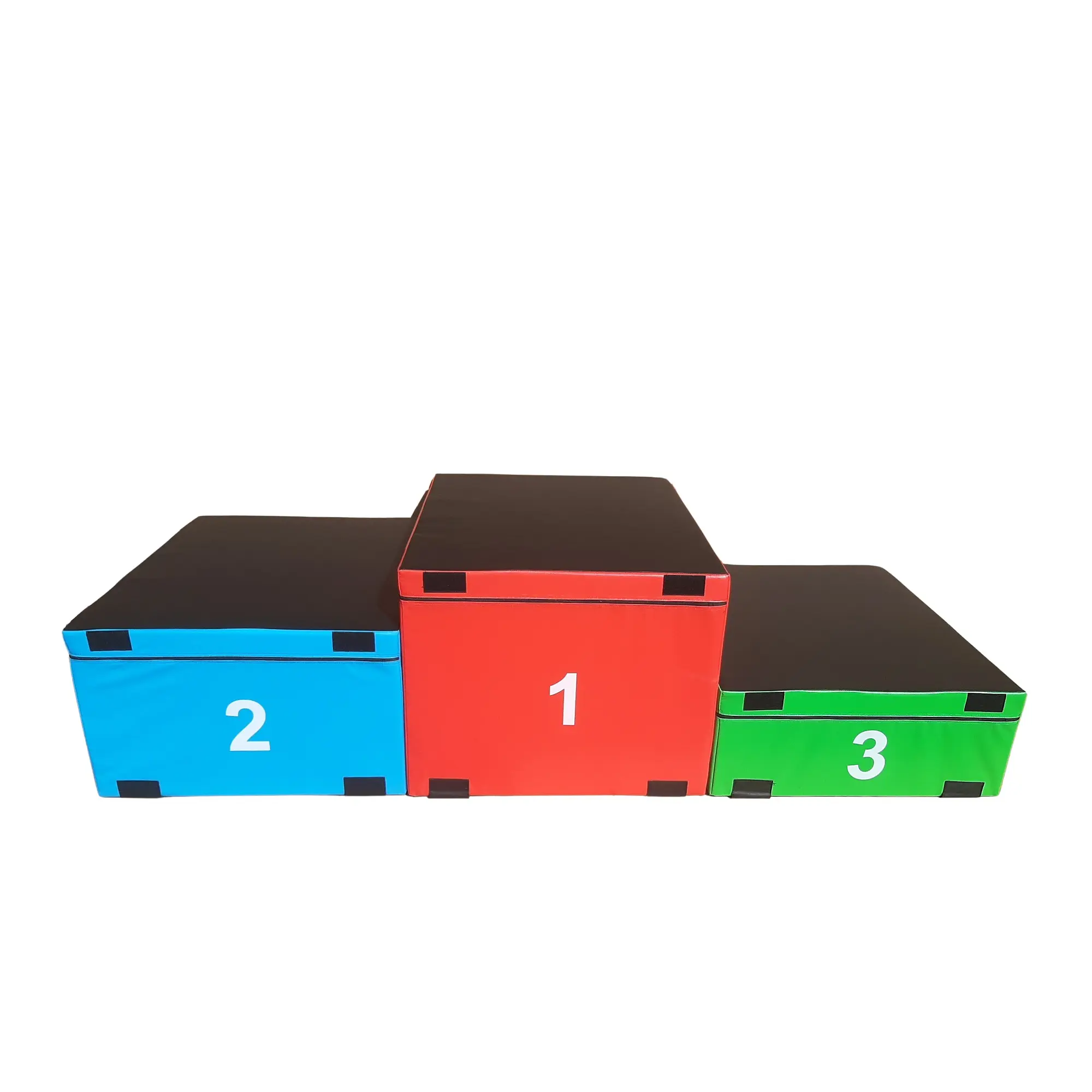 Stupně vítězů - set tréninkových plyo boxů MASTER Soft 30, 45 a 60 cm