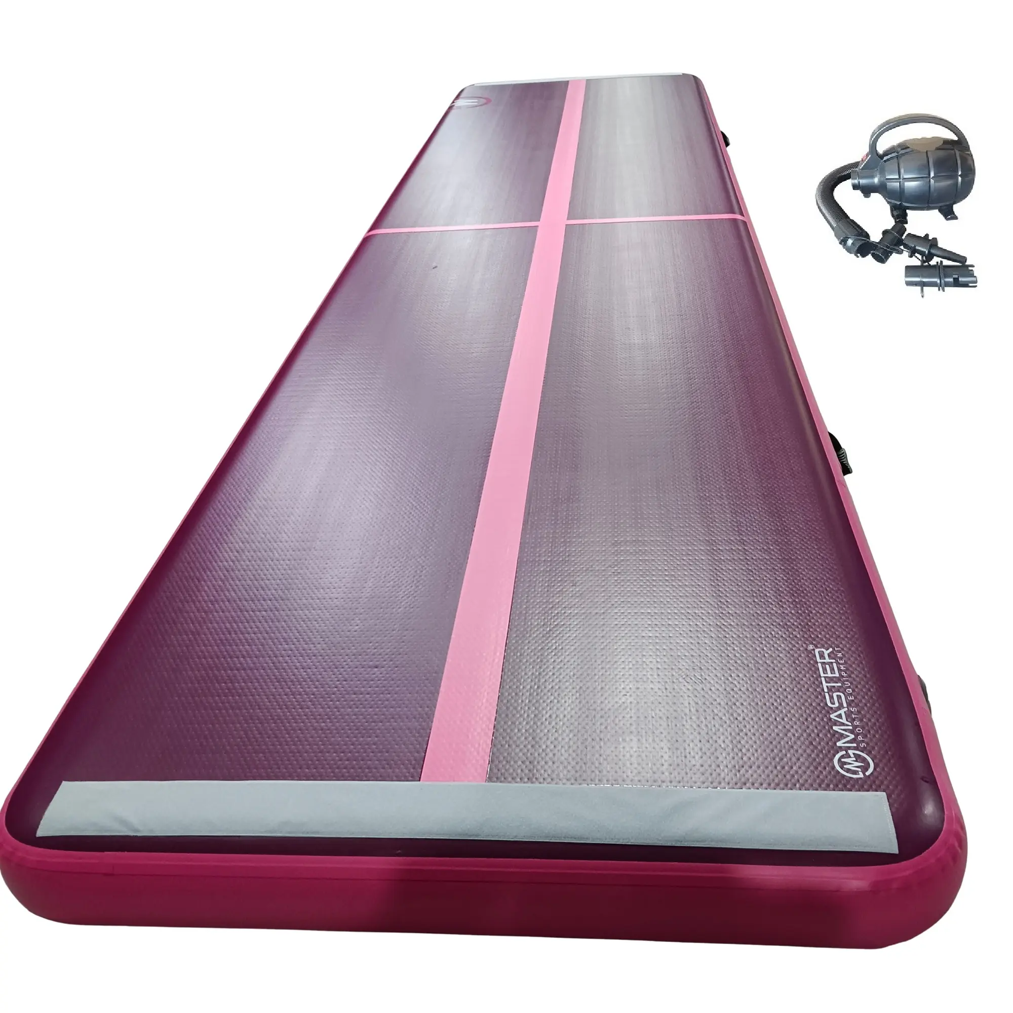 Airtrack MASTER S-Pro nafukovací žíněnka 600 x 150 x 20 cm - fialová - růžová