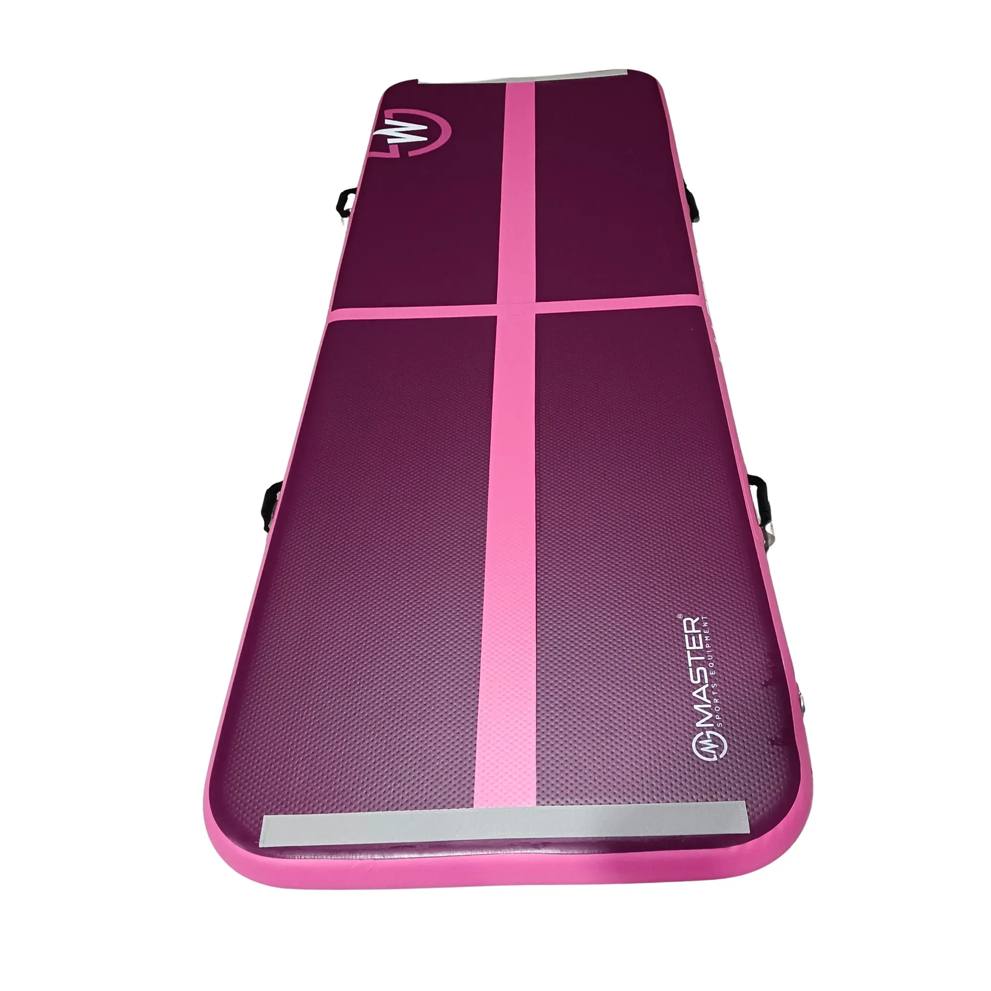 Airtrack MASTER nafukovací žíněnka 300 x 100 x 20 cm - fialová - růžová