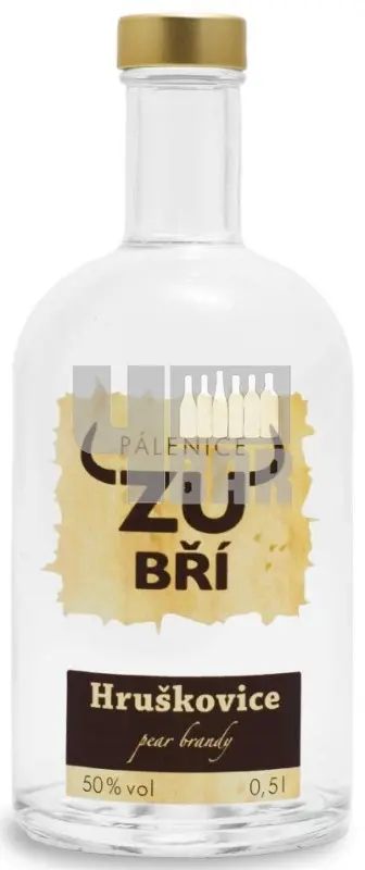 Zubří Hruškovice 50% 0,5 l (holá láhev)