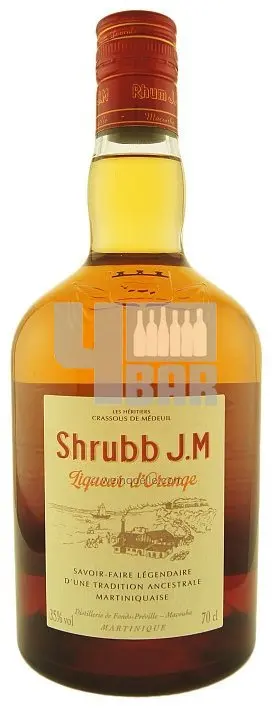 Rhum J.M Shrubb Liqueur d'Orange 35% 0,7 l (holá láhev)