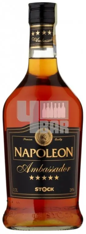 Fernet Stock Napoleon Ambassador 28% 0,7 l (holá láhev)