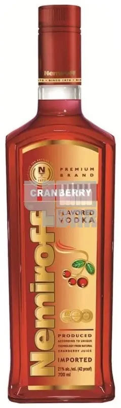 Nemiroff Cranberry 21% 0,7 l (holá láhev)