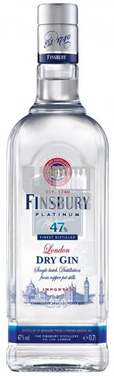Finsbury Platinum 47 London Gin 47% 0,7 l (holá láhev)
