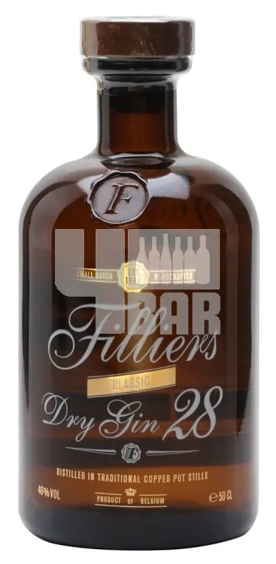 Filliers Dry Gin 28 46% 0,5 l (holá láhev)