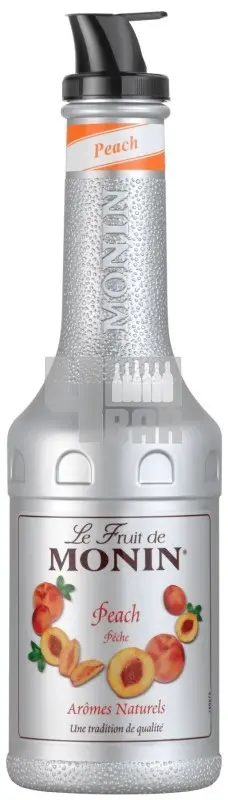Monin puree fruit peach 1 l (holá láhev)