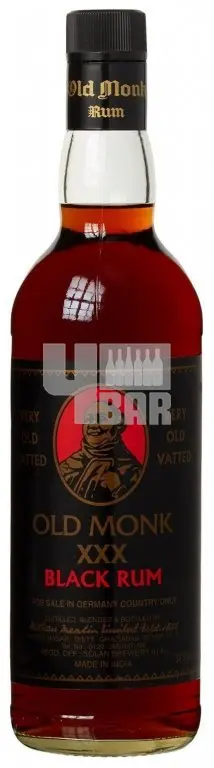 Old Monk Black XXX 37,5% 0,7 l (holá láhev)