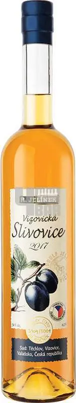 R. Jelínek Slivovice Vizovická zlatá 2017 50% 0,7 l (holá láhev)