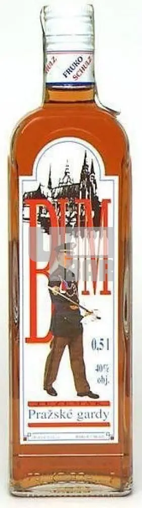 BUM PRAŽSKÉ GARDY 40% 0,5 l (holá láhev)