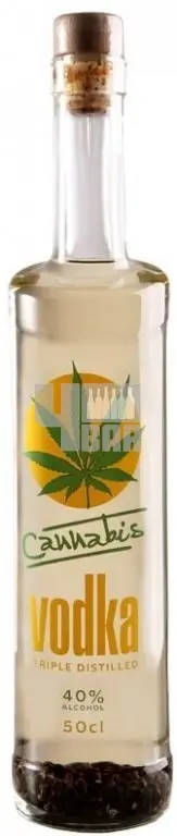 Cannabis Vodka 40% 0,5 l (holá láhev)