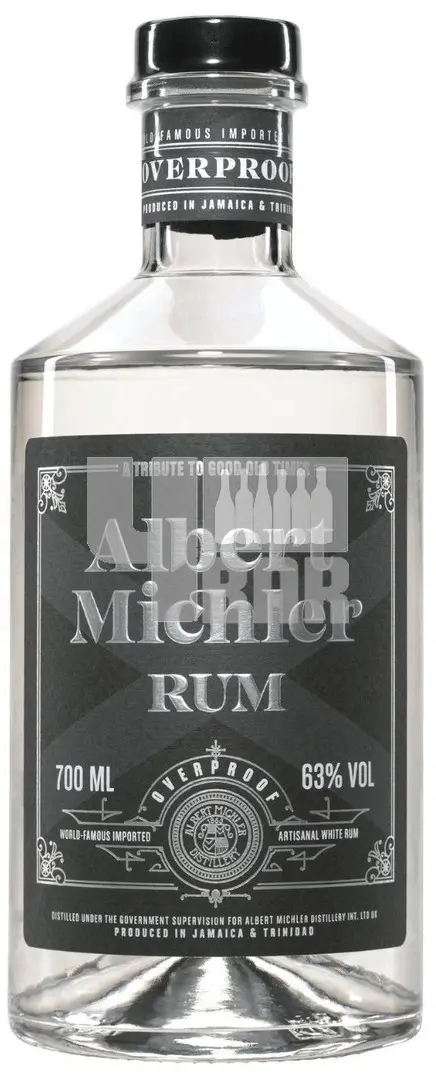Albert Michler Overproof White 63% 0,7 l (holá láhev)