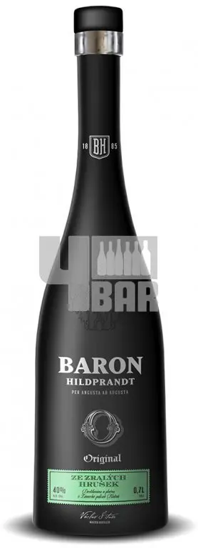 Baron Hildprandt Hruškovice Baron Hildprandt ze zralých Hrušek 0,7l 40%